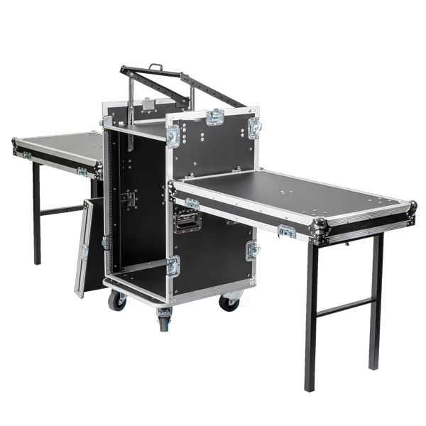 BSL 12 16 with 4U Mixer Mount Cabinet Workstation Rack for Audio Equipment (124U 164U 12 4U 16 4U)