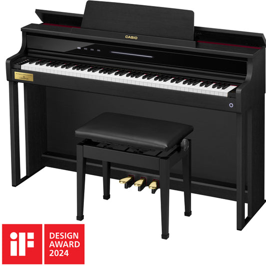 Casio AP-750 Celviano Digital Upright Piano with Bench - Black