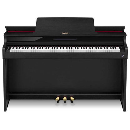 Casio AP-550 Celviano Digital Upright Piano with Bench - Black | White | Brown