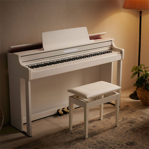Casio AP-550 Celviano Digital Upright Piano with Bench - Black | White | Brown