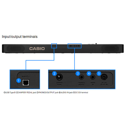 Casio CDP-S110 88 Keys Digital Piano Full Package with Piano Stand - White (CDPS110 CDP S110)