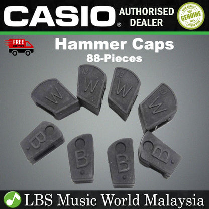 Casio Rubber Key Cap 1 Set 88 Pieces Keyboard and Digital Piano Hammer Caps