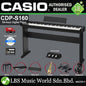 Casio CDP-S160 88 Keys Digital Piano with CS-46P Stand with SP-34 Pedal (CDPS160 CDP S160)