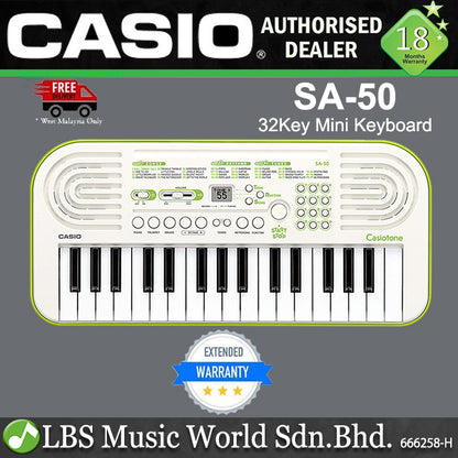 Casio SA-50 32 Key Portable Mini Keyboard Electronic Piano (SA50 SA 50)