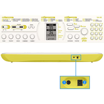 Casio SA-80 | SA-81 44 Key Casiotone Portable Mini Keyboard Electronic Piano (SA80 SA81)
