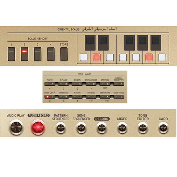 [Display] Casio AT-5 76 Keys Oriental Portable Keyboard with Arabic and Turkish Music Instrument Sound (AT5)