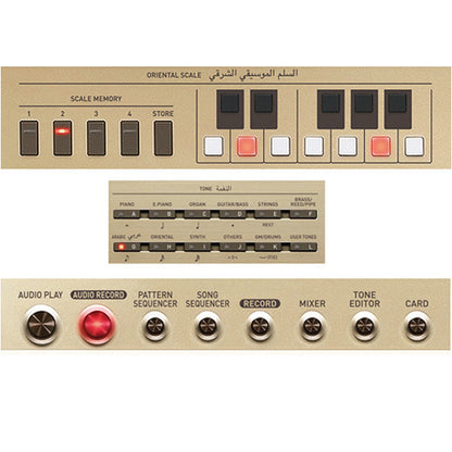 [Display] Casio AT-5 76 Keys Oriental Portable Keyboard with Arabic and Turkish Music Instrument Sound (AT5)