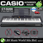 Casio CT-S200 61 Key Casiotone Electric Keyboard Basic Package Music Piano Black (CTS200 CT S200 CTS 200)