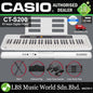 Casio CT-S200 61 Key Casiotone Electric Keyboard Intermediate Package Music Piano White (CTS200 CT S200 CTS 200)