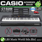 Casio CT-S200 61 Key Casiotone Electric Keyboard Intermediate Package Music Piano Black (CTS200 CT S200 CTS 200)