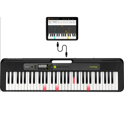 Casio LK-S250 61 Key Casiotone Electric Keyboard Intermediate Package Music Piano (LKS250 LK S250 LKS 250)
