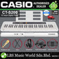 Casio CT-S200 61 Key Casiotone Electric Keyboard Full Package Music Piano White (CTS200 CT S200 CTS 200)