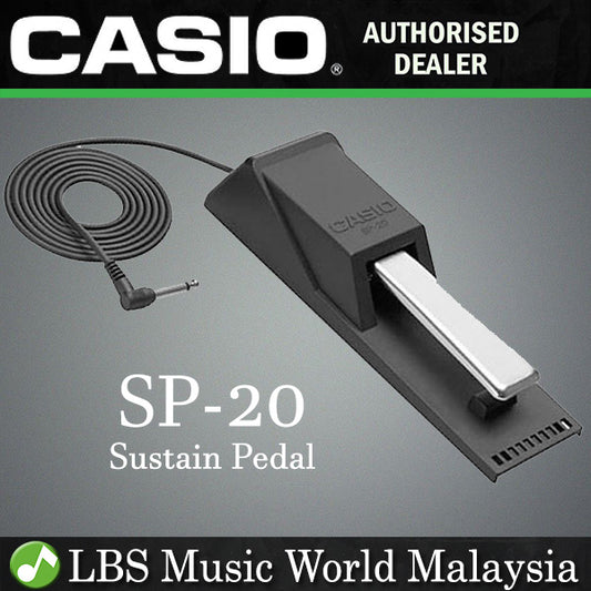 Casio SP-20 Sustain Pedal Upgraded Piano Style Damper for Digital Piano and Keyboard (SP20 SP 20)