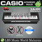 CASIO LK-190 61 Key Lighting Portable Keyboard Electronic Piano Basic Bundle (LK190 LK 190)