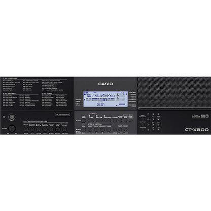 Casio CT-X800 61 Key Portable Keyboard Electronic Piano Basic Package (CTX800 CTX 800)
