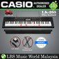 CASIO LK-265 61 Key Lighting Electronic Portable Music Keyboard Piano Basic Package (LK265 LK 265)