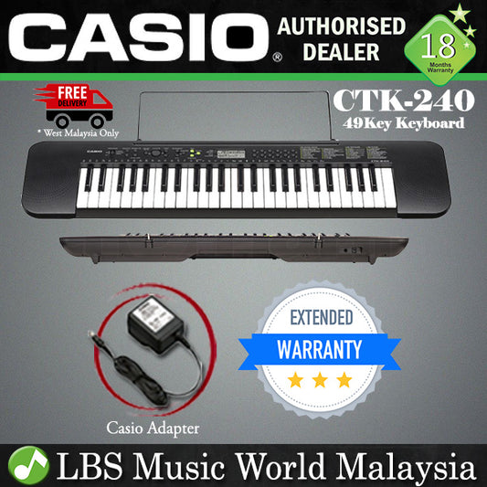 CASIO CTK240 49 Keys Standard Keyboard (CTK 240 / CTK-240)