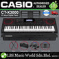 CASIO CT-X3000 61 Key Portable Keyboard Premium Bundle (CTX3000 CTX 3000)