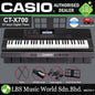 Casio CT-X700 61 Key Portable Keyboard Electric Piano Full Package With Sustain Pedal (CTX700 CTX 700)