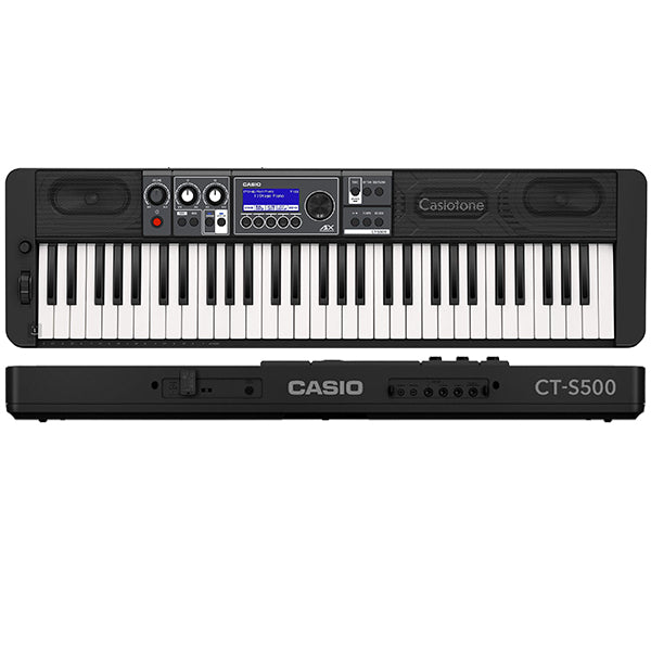 Casio CT-S500 61 Keys Casiotone Portable Keyboard Electronic Piano with WU-BT10 (CTS500 CT S500)