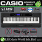 Casio CT-S400 61 Key Ultra Portable Arranger Keyboard Midi and Bluetooth Capability  - Black (CTS400 CTS 400 CT S400)