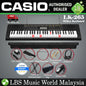 CASIO LK-265 61 Key Lighting Electronic Portable Music Keyboard Piano Intermediate Package (LK265 LK 265)