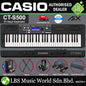 Casio CT-S500 61 Keys Casiotone Portable Keyboard Electronic Piano with WU-BT10 (CTS500 CT S500)