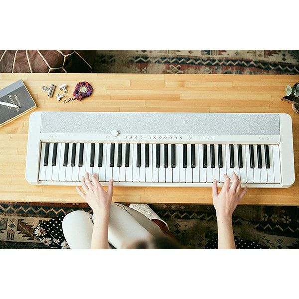 Casio CT-S1 61 Key Portable Bluetooth Digital Keyboard Electronic Music Piano - Package C (CTS1 CT S1)