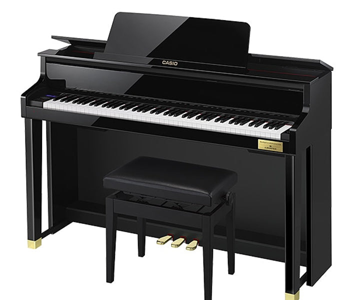 Casio GP-510BP Celviano 88 Keys Digital Hybid Piano With Natural Grand Hammer Action Keyboard - Ebony Black (GP510BP GP 510BP)