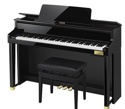 Casio GP-510BP Celviano 88 Keys Digital Hybid Piano With Natural Grand Hammer Action Keyboard - Ebony Black (GP510BP GP 510BP)