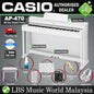 Casio AP-470 88 Key Celviano Digital Piano With Bench and Headphone -White (AP470 AP 470)