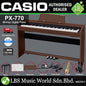 Casio PX-770 88 Key Digital Piano with Bench and Headphone -Brown (PX770 / PX 770)