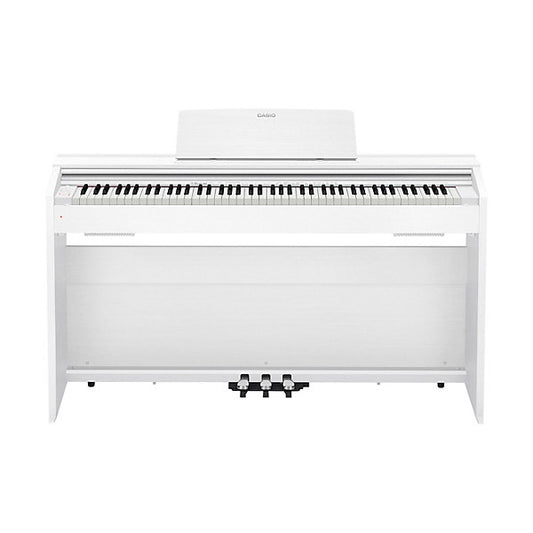 Casio PX-870 88 Keys Digital Piano White with Bench and Headphone (PX 870 / PX870)