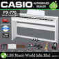 Casio PX-770 88 Key Digital Piano with Bench and Headphone -White (PX770 / PX 770)