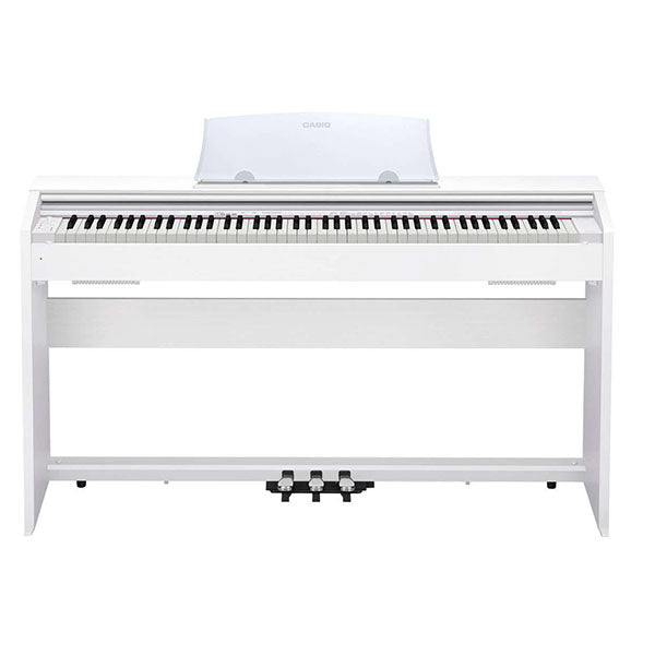 Casio PX-770 88 Key Digital Piano with Bench and Headphone -White (PX770 / PX 770)
