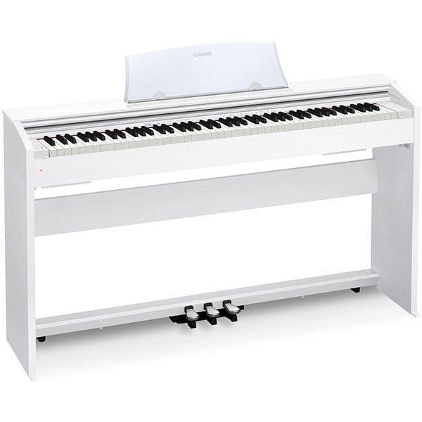 Casio PX-770 88 Key Digital Piano with Bench and Headphone -White (PX770 / PX 770)
