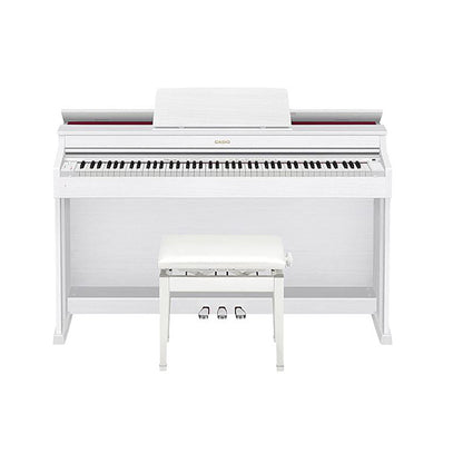 Casio AP-470 88 Key Celviano Digital Piano With Bench and Headphone -White (AP470 AP 470)