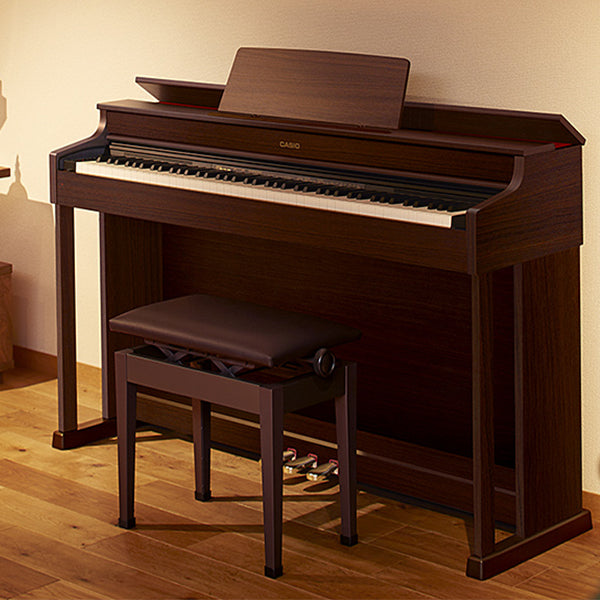 Casio AP-470 88 Key Celviano Digital Piano With Bench and Headphone -Brown (AP470 AP 470)