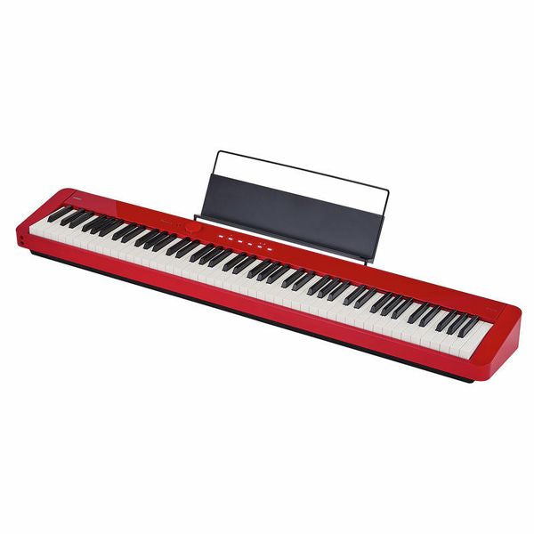 Casio PX-S1100 88 Key Digital Piano Keyboard Portable Package With Bluetooth - Red (PX S1100 PXS1100)