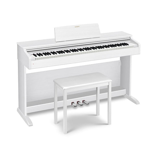 Casio AP-270 88 Key Celviano Digital Piano With Bench and Headphone -White (AP270 AP 270)
