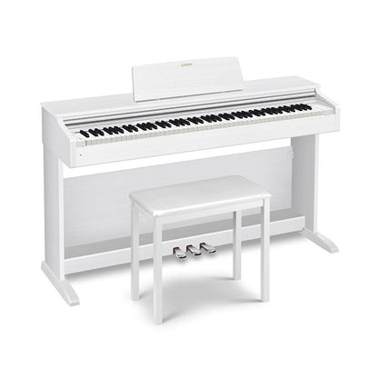 Casio AP-270 88 Key Celviano Digital Piano With Bench and Headphone -White (AP270 AP 270)