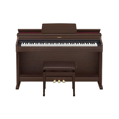Casio AP-470 88 Key Celviano Digital Piano With Bench and Headphone -Brown (AP470 AP 470)