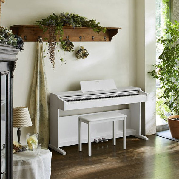 Casio AP-270 88 Key Celviano Digital Piano With Bench and Headphone -White (AP270 AP 270)