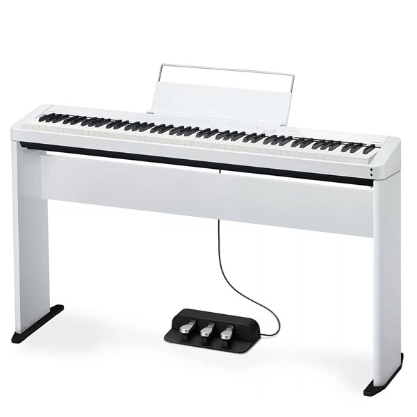 Casio PX-S1100 88 Key Digital Piano Keyboard Portable Package With Bluetooth - White (PX S1100 PXS1100)