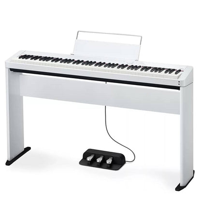 Casio PX-S1100 88 Key Digital Piano Keyboard Portable Package With Bluetooth - White (PX S1100 PXS1100)