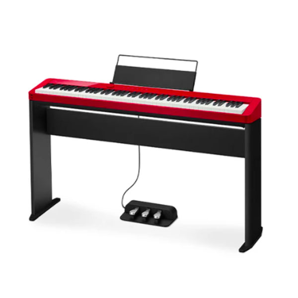 Casio PX-S1100 88 Key Digital Piano Keyboard Portable Package With Bluetooth - Red (PX S1100 PXS1100)