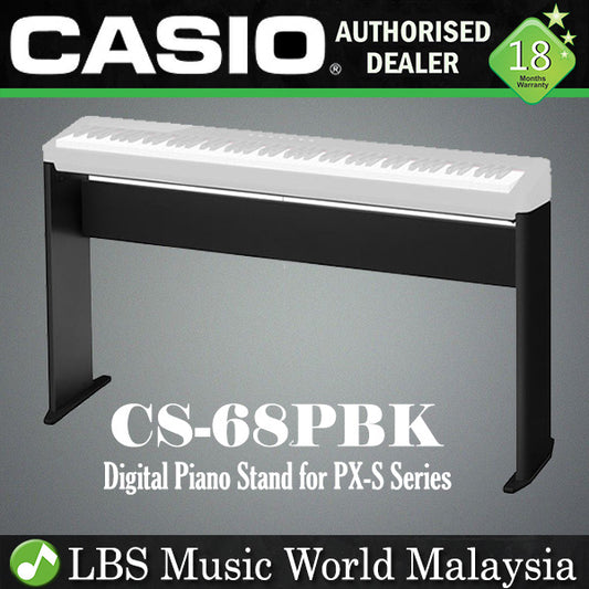 Casio CS-68PBK Privia Stand Black For PX-S Series Digital Piano Keyboard (CS68P CS68 PBK)