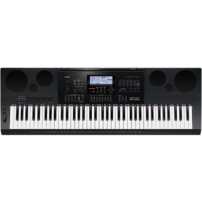 Casio WK-7600 76 Key Workstation Portable Keyboard Intermediate Package With D90H Stool And Premium Sustain Pedal (WK7600)