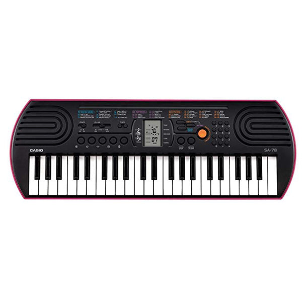 Casio SA-78 44 Key Portable Mini Keyboard Electronic Piano With Bag (SA78 SA 78)