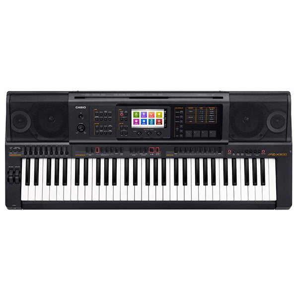 Casio MZ-X300 61 Key Portable Arranger Keyboard Complete Package (MZX300 MZX 300)